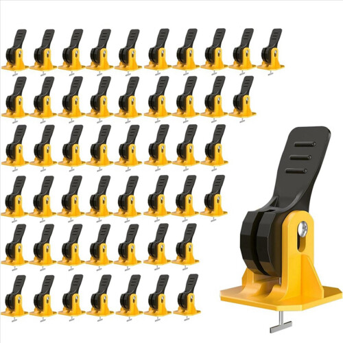 50 PCS Tile Tools for Leveling Installation, Reusable Leveling System 2