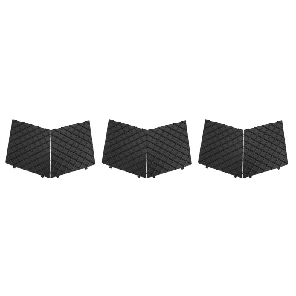 Front Bumper Lower Mesh Grill Trim Cover Pair For E60 E61 M Black 4853188099993