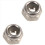 50pcs M2 Zinc Plated Self-Locking Nylon Insert Hex Lock Nuts 5