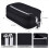 Large Capacity Pencil Cases Cosmetic with Multi Compartments, Black 4