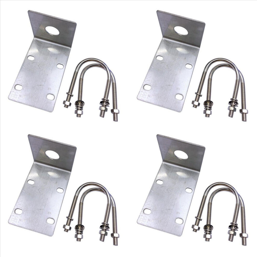 Stainless Steel Antenna Mount Bracket With U Style Bolts 4853158858117
