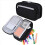 Large Capacity Pencil Cases Cosmetic with Multi Compartments, Black 2