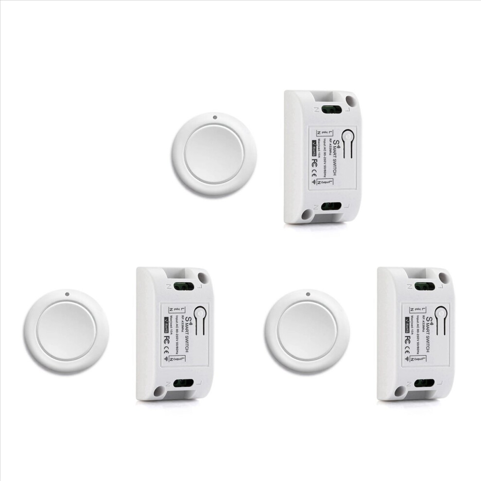 Smart Home Wireless Light Switch 433 Mhz Remote Control Ac 110V 4853158801946
