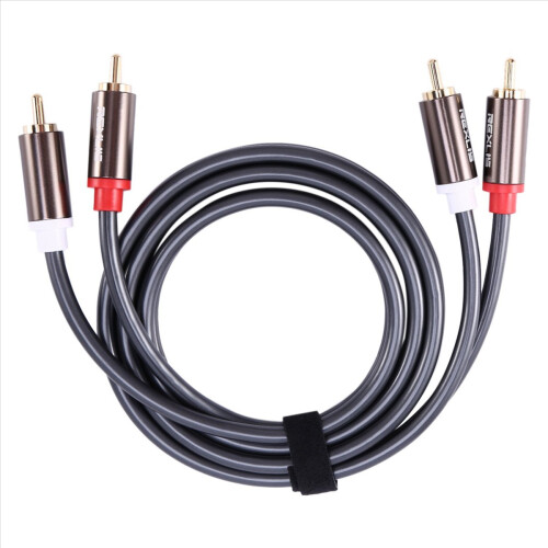 Rexlis 2 to 2 Hifi Audio Cable Ofc Av Speaker Wire 1M 2
