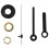 Clock Movement with Short Hands, 4/ 25 Inch Maximum Dial Thickness 5