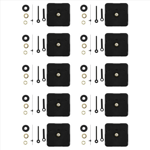 Clock Movement with Short Hands, 4/ 25 Inch Maximum Dial Thickness