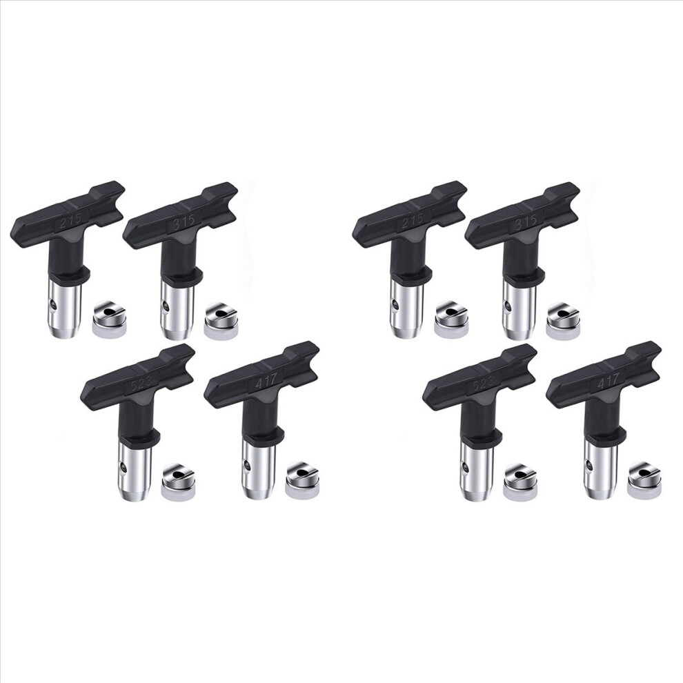 4Pcs Airless Paint Sprayer Nozzle Tips, Parts(215,315,417,523) 4852133326771