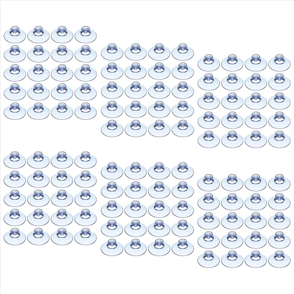 100Pcs Transparent Suction Cups, For Outdoor, Kitchen,Window 20Mm 4852133353913