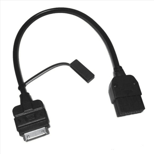 Black Aux Input Interface Cable Port Fit for 2