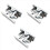 1Pcs Spring Loaded Door Easy Lock Stop Catch Release Clamp (Mp-4) 1