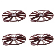 Cake Divider Pie Cake 10 / 12 Piece Equal Portion Dark red