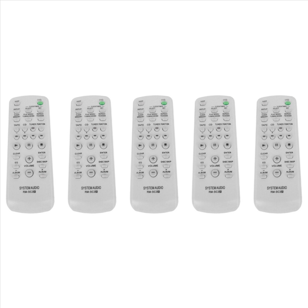 For Cd Hifi System Audio Remote Control Rm-Sc3 Rm-Sc30 Rm-Sc50 White 4852133333540