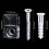 22 Sets Mirror Holder Clips Kit Crystal Clear Plastic Glass Retainer 4