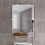22 Sets Mirror Holder Clips Kit Crystal Clear Plastic Glass Retainer 6