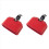 Bloco de percussão de 5 polegadas para instrumento de percussão latino (vermelho) 1