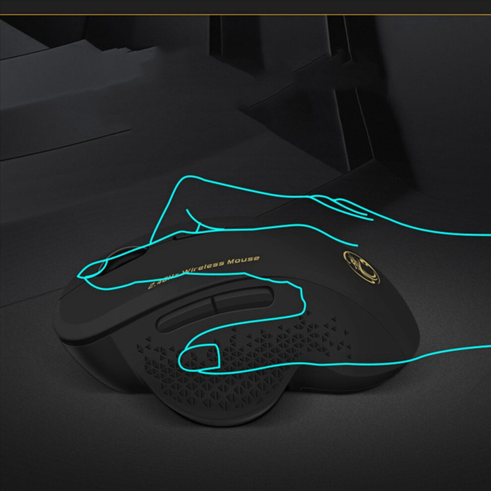Wireless Mouse 6 Keys Led 1600 Dpi Computer Charge Mouse 4853158870836