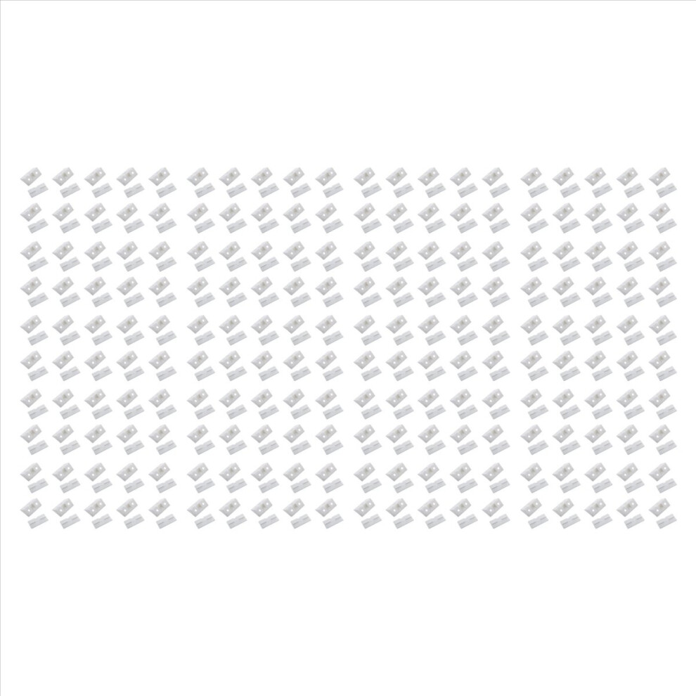 Furniture Cabinet Fastener Corner Braces Angle Brackets White 10Pcs 4853158890896