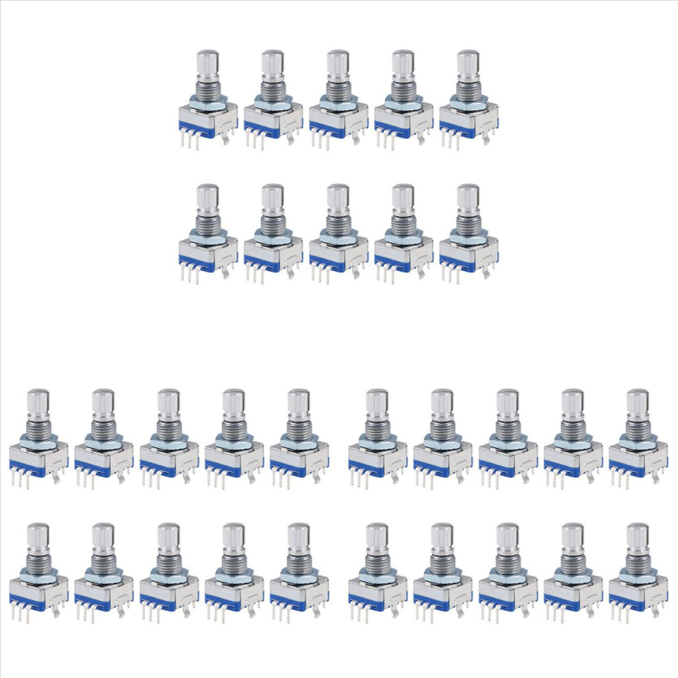 360 Degree Rotary Encoder Code Switch Ec11 5 Pins 15Mm Shaft 10Pcs 4853188003587