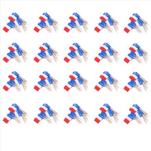 Lot De 50 stuks Mini Cure-dents Avec Drapeau - Frankrijk (Bleu, Blanc, Rouge)