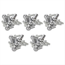 6 mm mannelijke vrouwelijke draad L-vormige kogelgewricht stangkoplagers 4 stuks