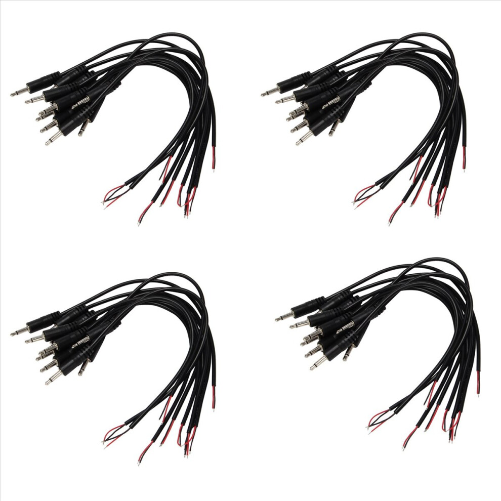 10Pcs Male Plug To Bare End 2 Pole Mono 1/8Inch 3.5Mm Jack Cable 4853188046928