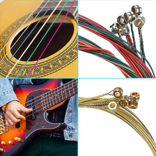 65 PCS Guitar Accessories Kit with Guitar Strings, Tuner, Capo, Picks 2