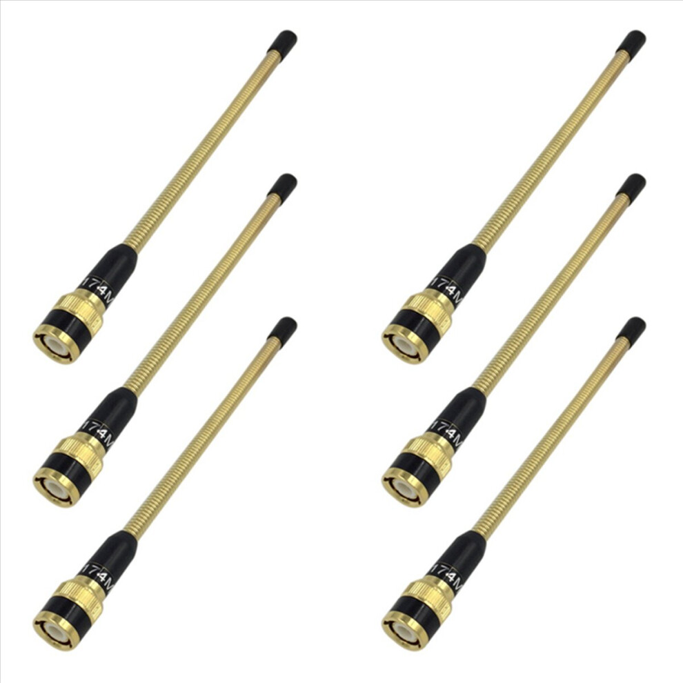 Vhf 136-174 Mhz 6.8 Inch Bnc Antenna For Icom V82 V85 Portable Radio Gold 4853158854867