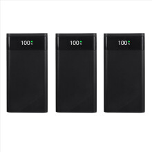 20000MAh Power Board for 6X18650 Battery DIY Powerbank Case(Black)