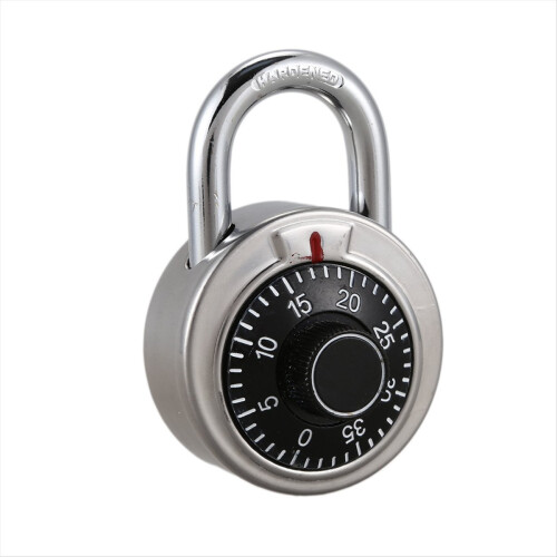 Master Coded Lock 50mm With Round Fixed Dial Combination Padlock 2
