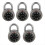Master Coded Lock 50mm With Round Fixed Dial Combination Padlock 1