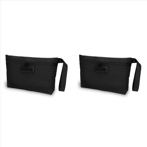 Bolsa de banco à prova d'água com zíper e trava para dinheiro, celular B