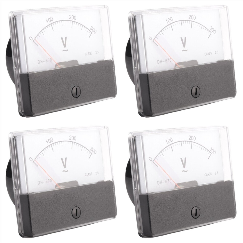 Rectangle Ac 0-300V Gauge Analog Panel Meter Voltmeter Dh670 4853188072699