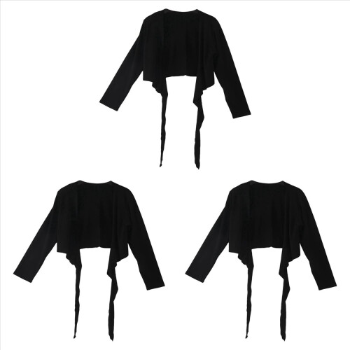 Cardigan da donna a maniche lunghe con nodo corto