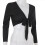 Cardigan da donna a maniche lunghe con nodo corto 4