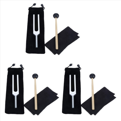 Silver Tuning Forks 528 Hz for Musical, Meditation