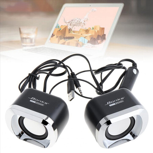 Στερεοφωνικό Subwoofer Υψηλής Ισχύος Ηχείο PC DJ USB για Τηλεόραση Τηλεφώνου 1