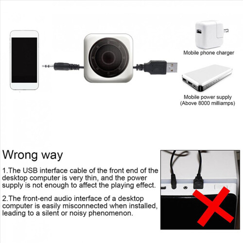 Στερεοφωνικό Subwoofer Υψηλής Ισχύος Ηχείο PC DJ USB για Τηλεόραση Τηλεφώνου
