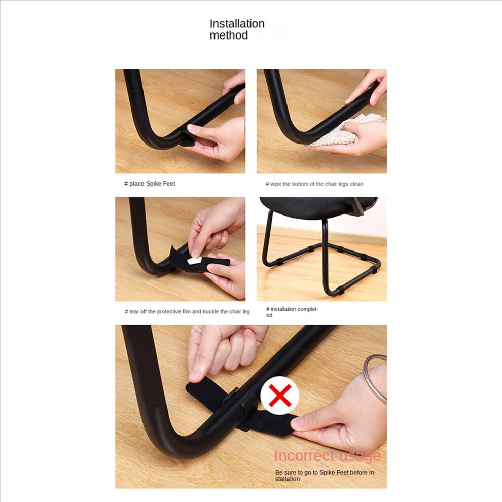 Non-Slip Hook And Loop Fasteners Chair Feet Wrap Pads 4852133345079