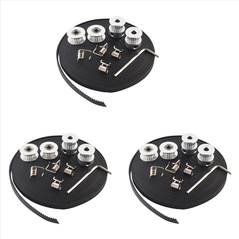 2X Pulley 20 Teeth Bore 5Mm + 6Mm Timing Belt 4853158890216