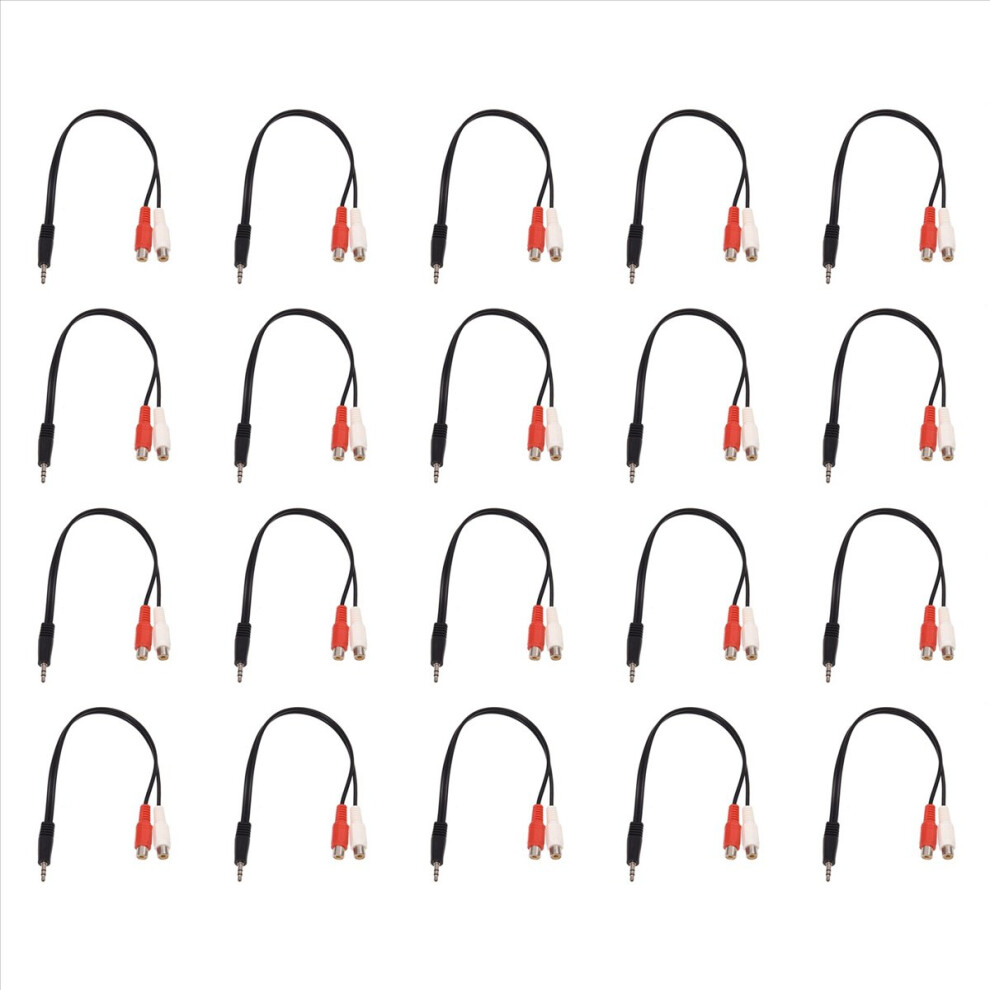 3.5Mm Stereo Adapter Headphone Jack To 2 Jack Adapter Audio Cable 4853188073122
