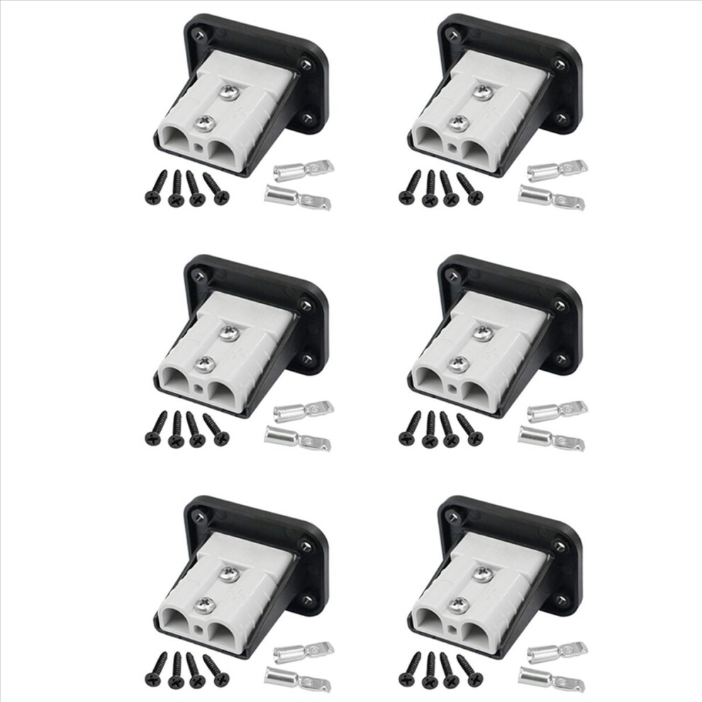 New Flush Mount For Anderson Plug 50A Connector Kit Mounting Bracket 4853188022151