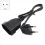 Europea Male Plug to Female Socket Power Cable for PC Computer (0.) 2