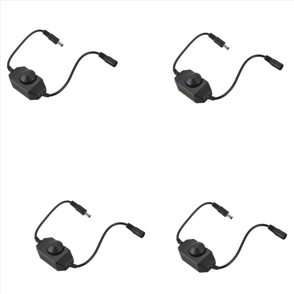 12V / 24V 6A Led Dimmer Controller Adjust Brightness, Black 4853158853365