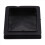 100mm x 100mm Plastic Ribbed Square End Caps Cover Tube Inserts 2 Pcs 4