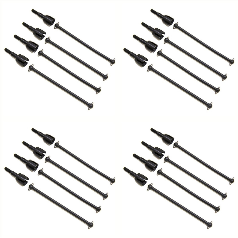 4Pcs Dogbone Drive Shaft & Wheel Axle For 94111 94108 1/10, Black 4853158888855