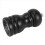 Wood Salt and Pepper Grinder Set Manual Mill Shaker, Solid Wood Black 2