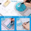 2 stuks multifunctionele geometrische liniaal, plastic cirkeltekentool 3