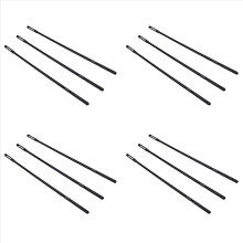 3 peças de haste de limpeza de flauta de plástico, flauta, clarinete, bastão de limpeza de flauta
