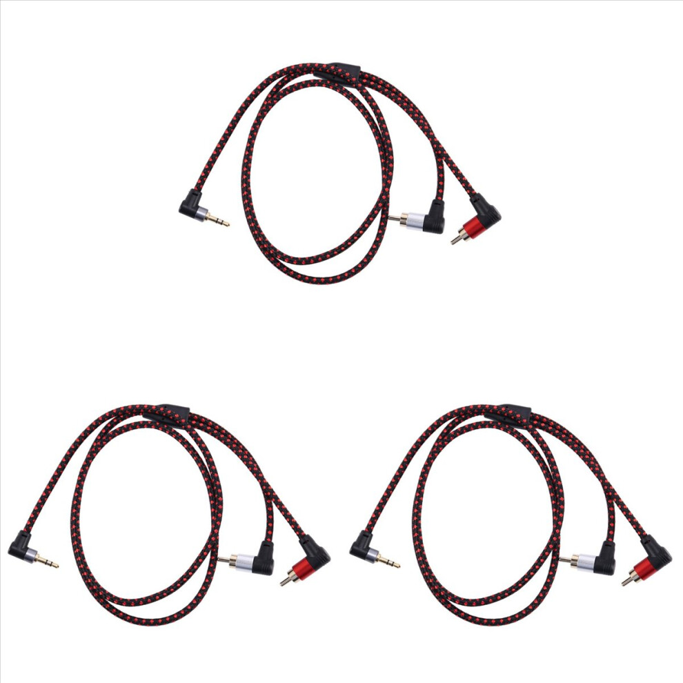 90 Degree 3.5Mm Male To 2 Aux Y Microphone Plug For Laptop 1M 4853188008971