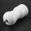 Wood Salt and Pepper Grinder Set Manual Mill Shaker, Solid Wood White 5